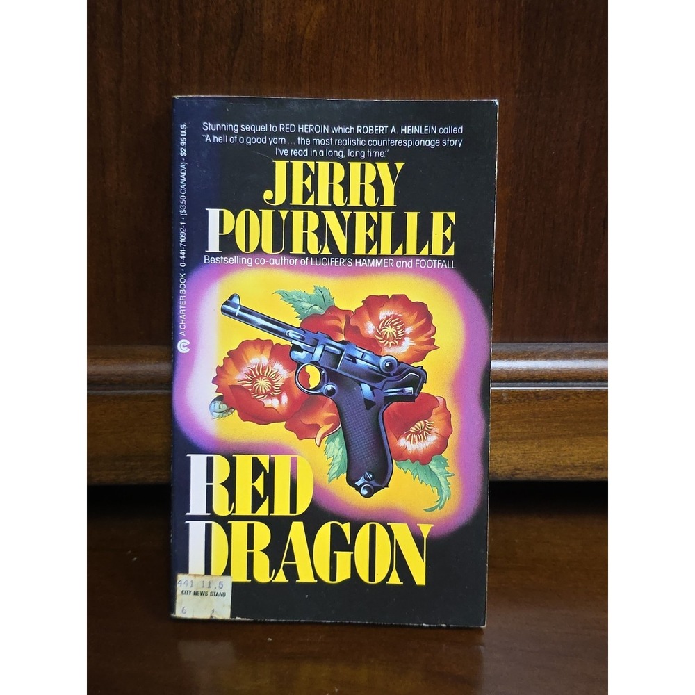 RED DRAGON ‎  1985   JERRY POURNELLE   FABUOUS COUNTERESPIONAGE STORY